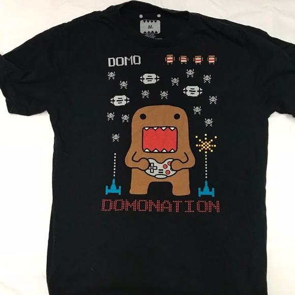 DOMO "Domonation" Space Invaders T-Shirt Sz M - Picture 2 of 3
